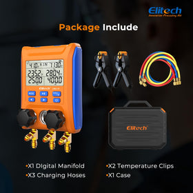 Elitech LMG-10W with scale and accessories showing complete toolkit for site work