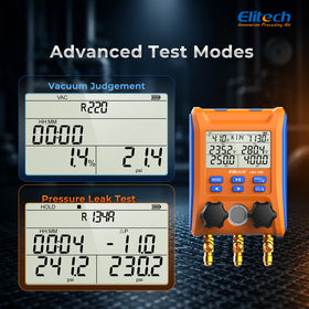 Elitech LMG-10W temperature clamps laid out showing included probes for fast setup