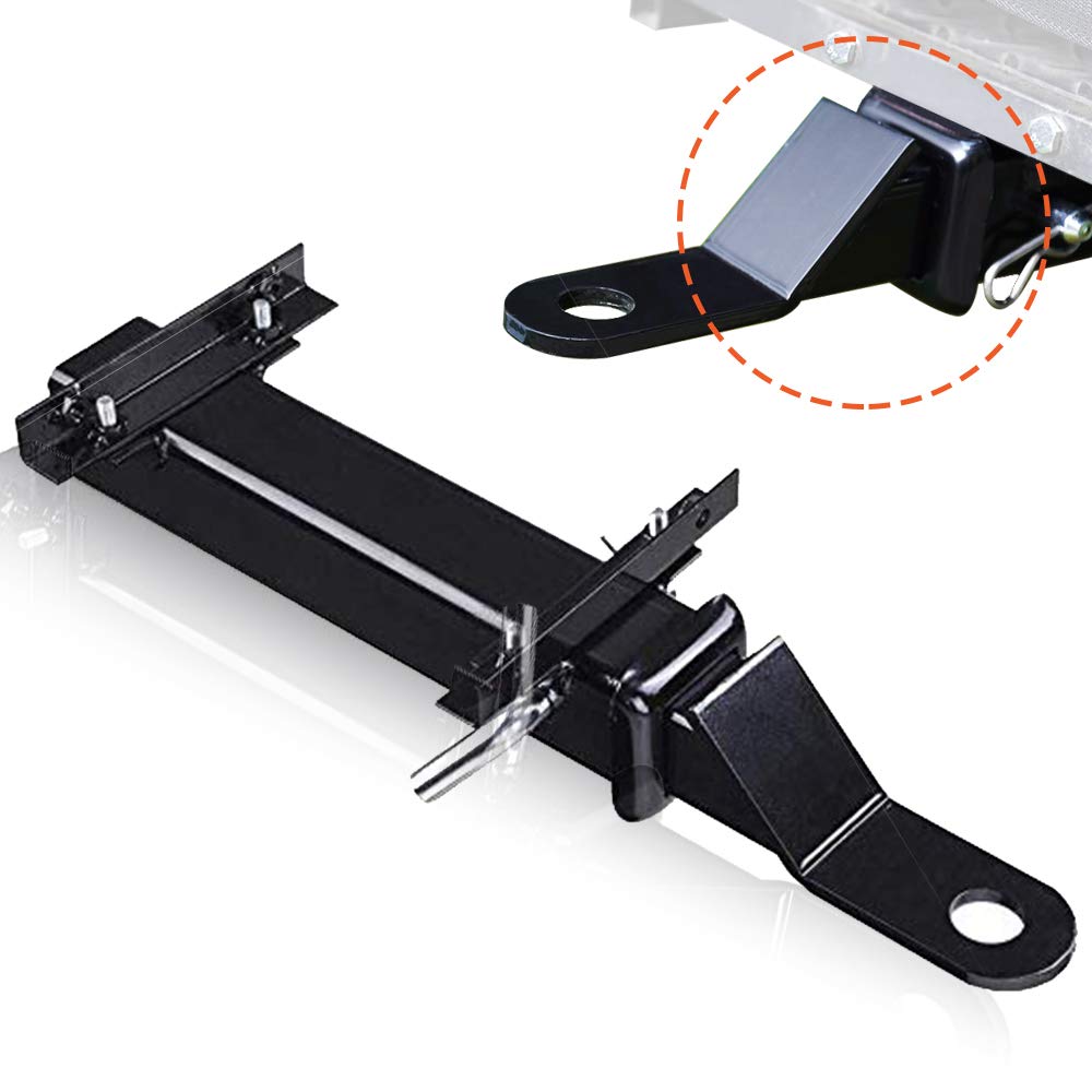 ELITEWILL front view showing hitch receiver and benefits for easy installation