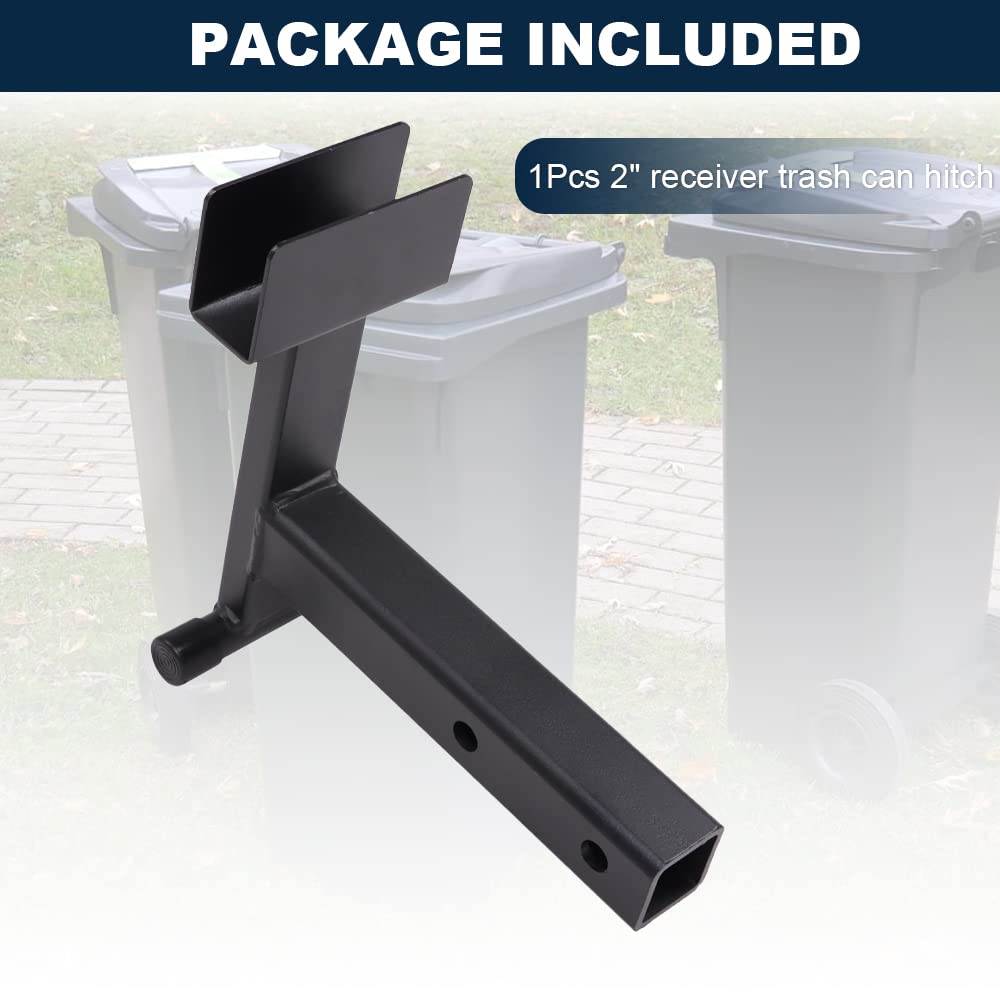 ELITEWILL hitch receiver with included pin and hardware showing ready-to-install benefit