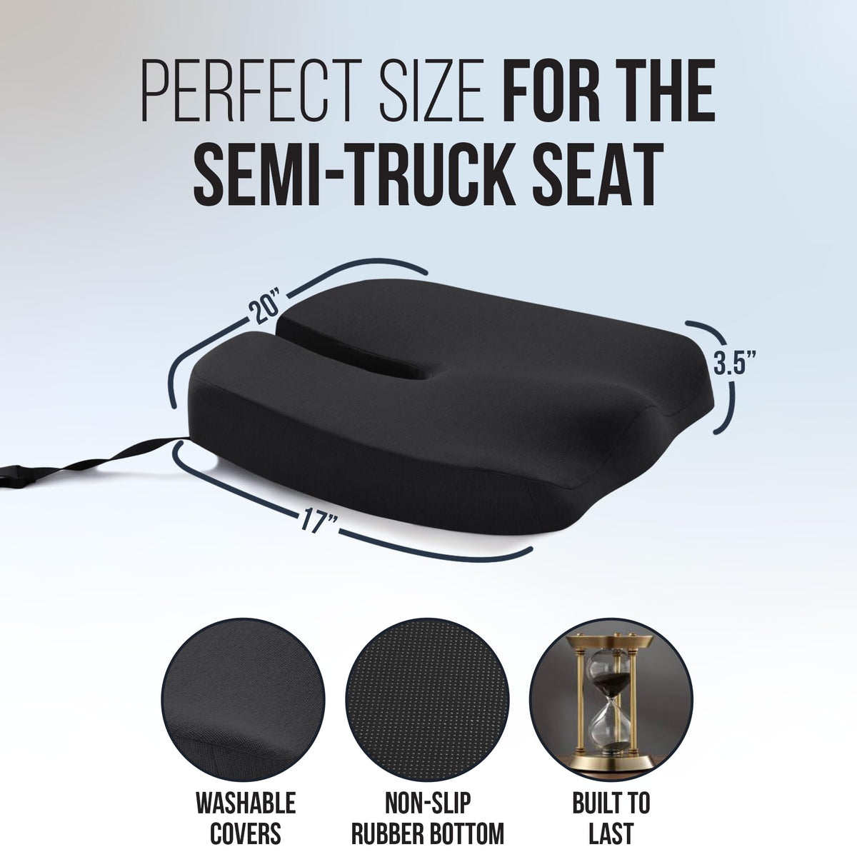 Elmara adjustable strap fastening securely for stable seat placement