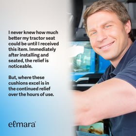 Elmara zip-off cover open for easy cleaning and quick maintenance