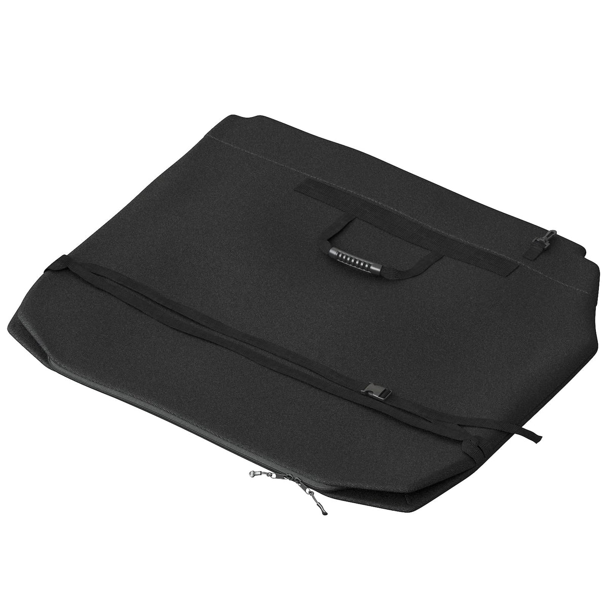 ELONN bag in trunk showing compact storage and space savings