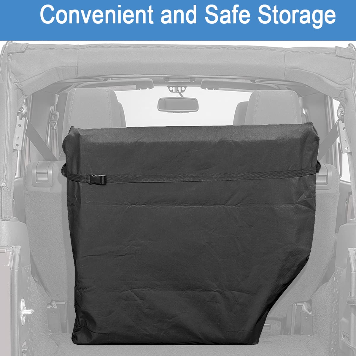 ELONN durable zipper and Velcro closure securing panels