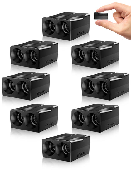 Elook front view of eight-pack package showing compact deterrents and convenience
