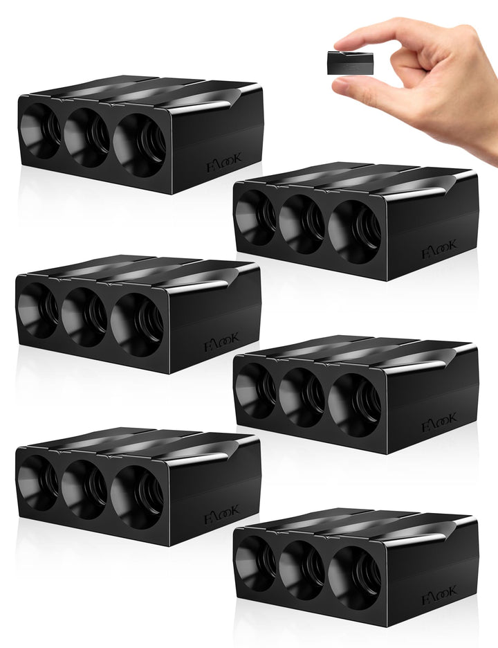 Elook three-horn whistle front view showing compact design and durability benefit