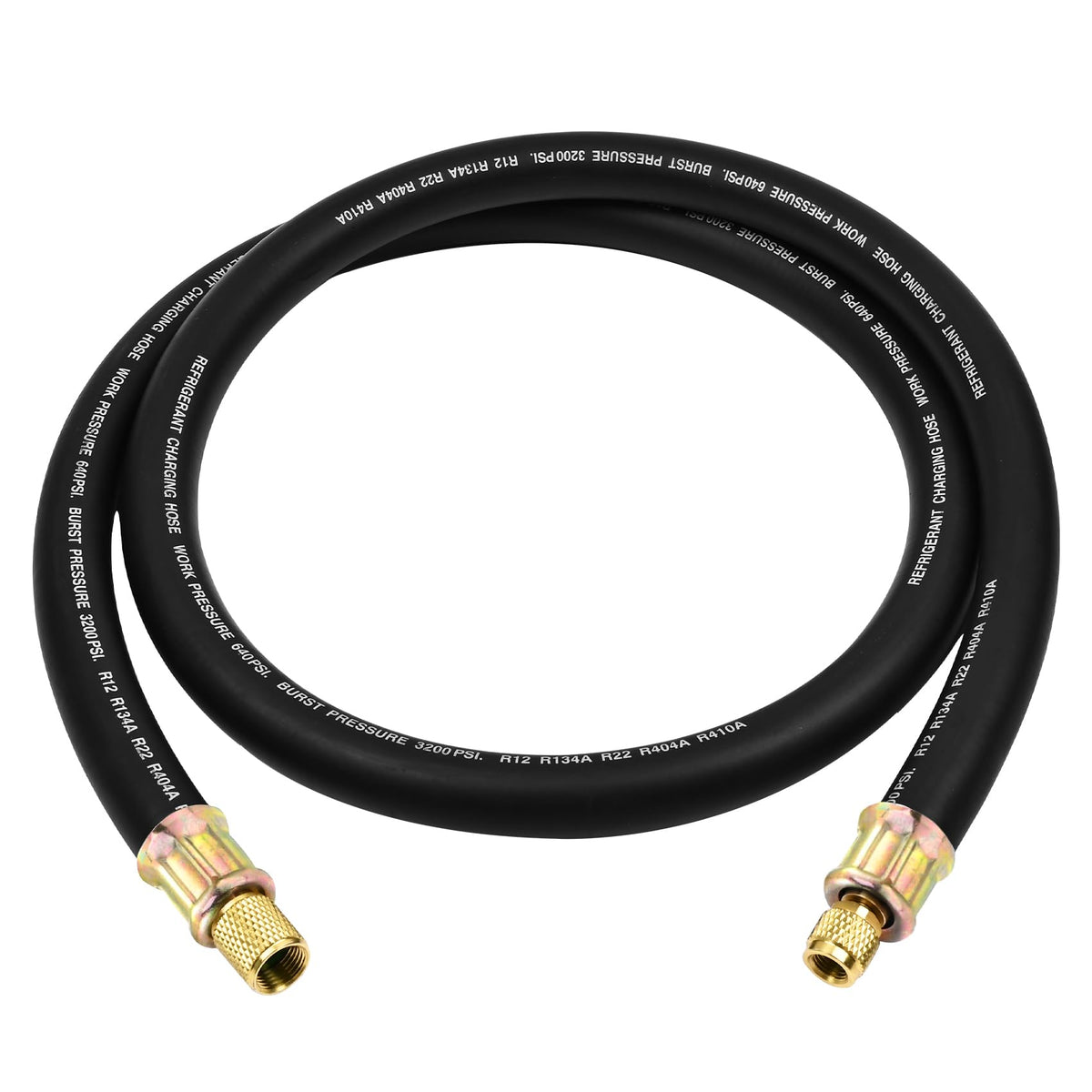 Elyaspedy front view of packaged hose showing model and quick benefits