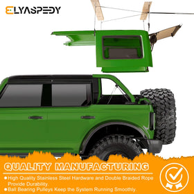 Elyaspedy close-up of stainless hardware and nylon thumb screws for quick tool-free fastening