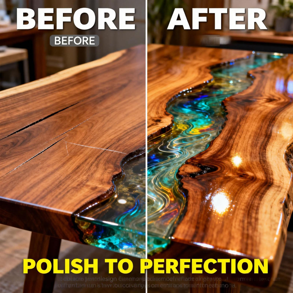 Ember Echo polish texture close-up highlighting fine abrasive clarity