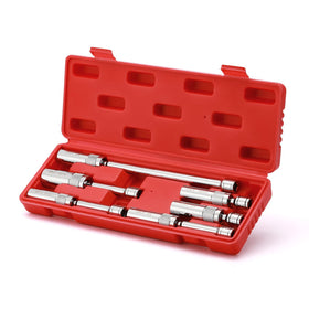 EMENTOL front view of case and six sockets showing kit organization and portability