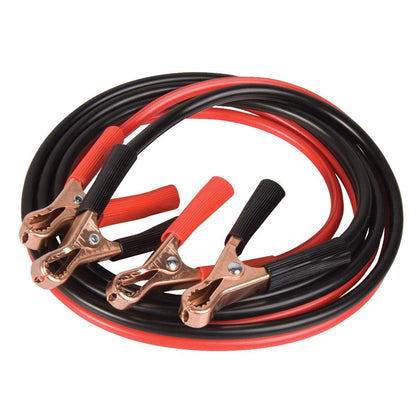 Emgo front view packaging showing compact jumper cable set and benefits