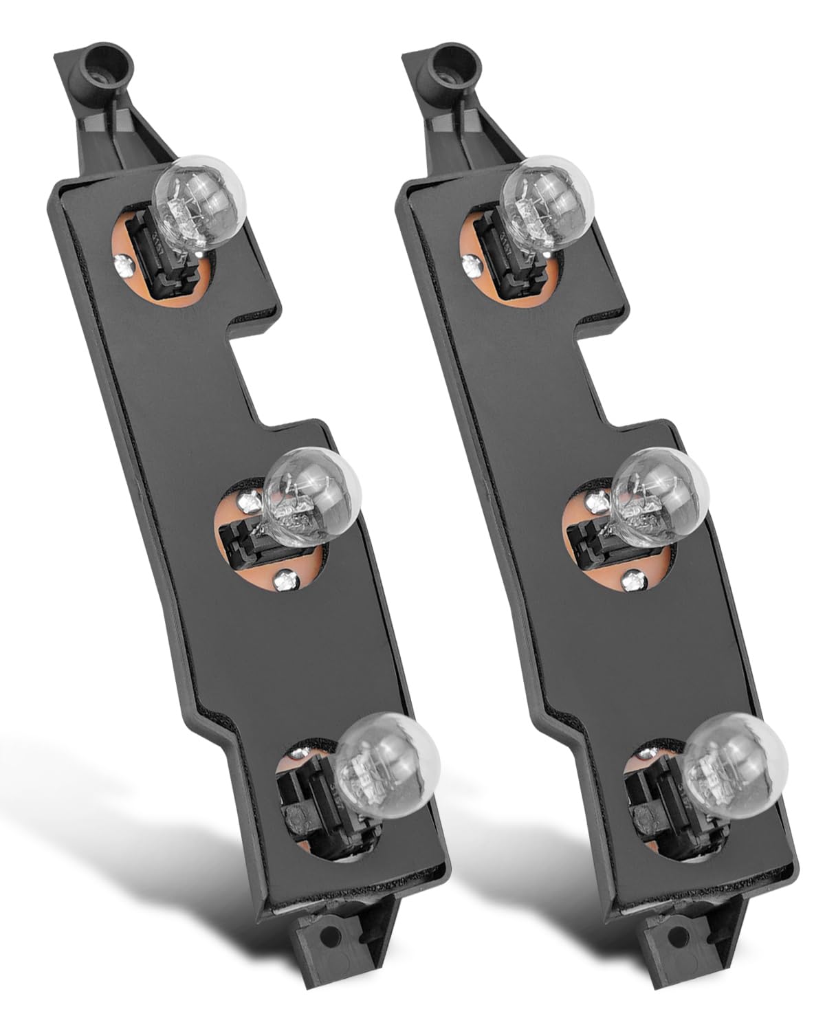EMIHO front packaging showing connector plates and bulbs for quick identification and confidence