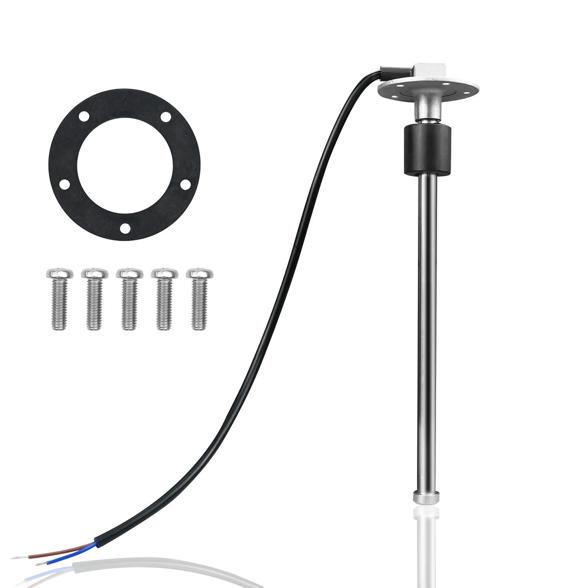 EMIHO front view flange sensor showing SAE 5-hole mounting and reliable fit
