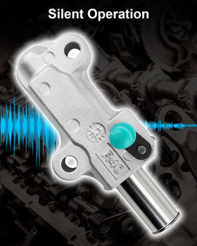 EMIHO installed in engine bay demonstrating correct fit and reduced chain noise