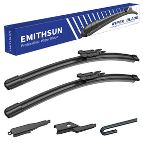 EMITHSUN front packaging showing 22-inch blades and model fitment benefit