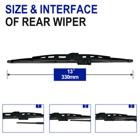 EMITHSUN installed on Toyota 4Runner rear window improving visibility