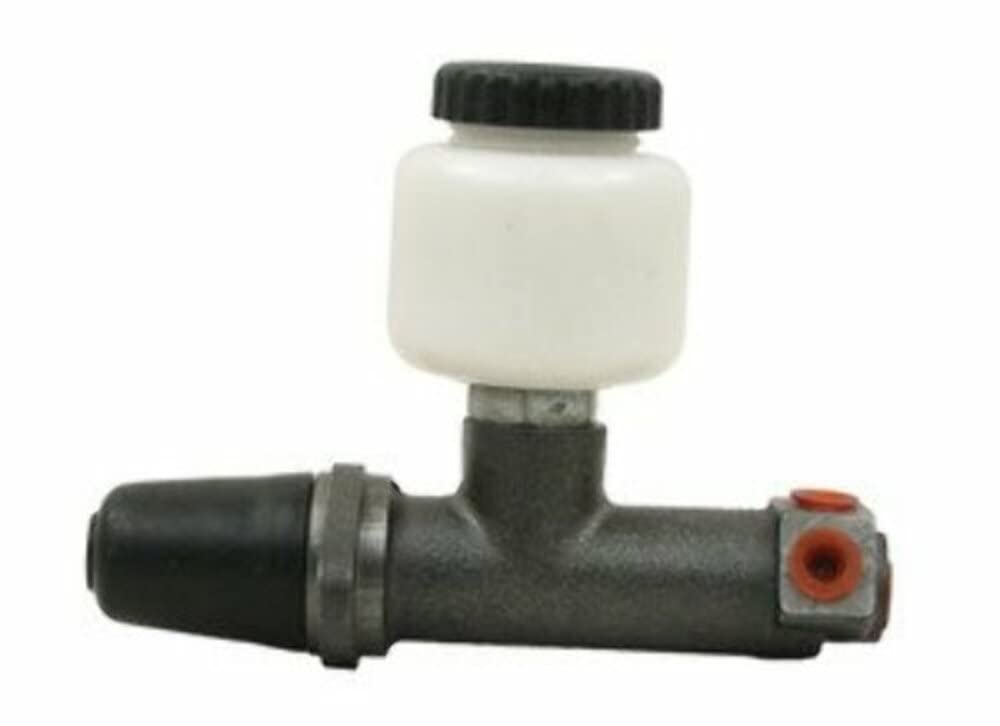 EMPI 22mm master cylinder front view showing reservoir and cap for easier installation