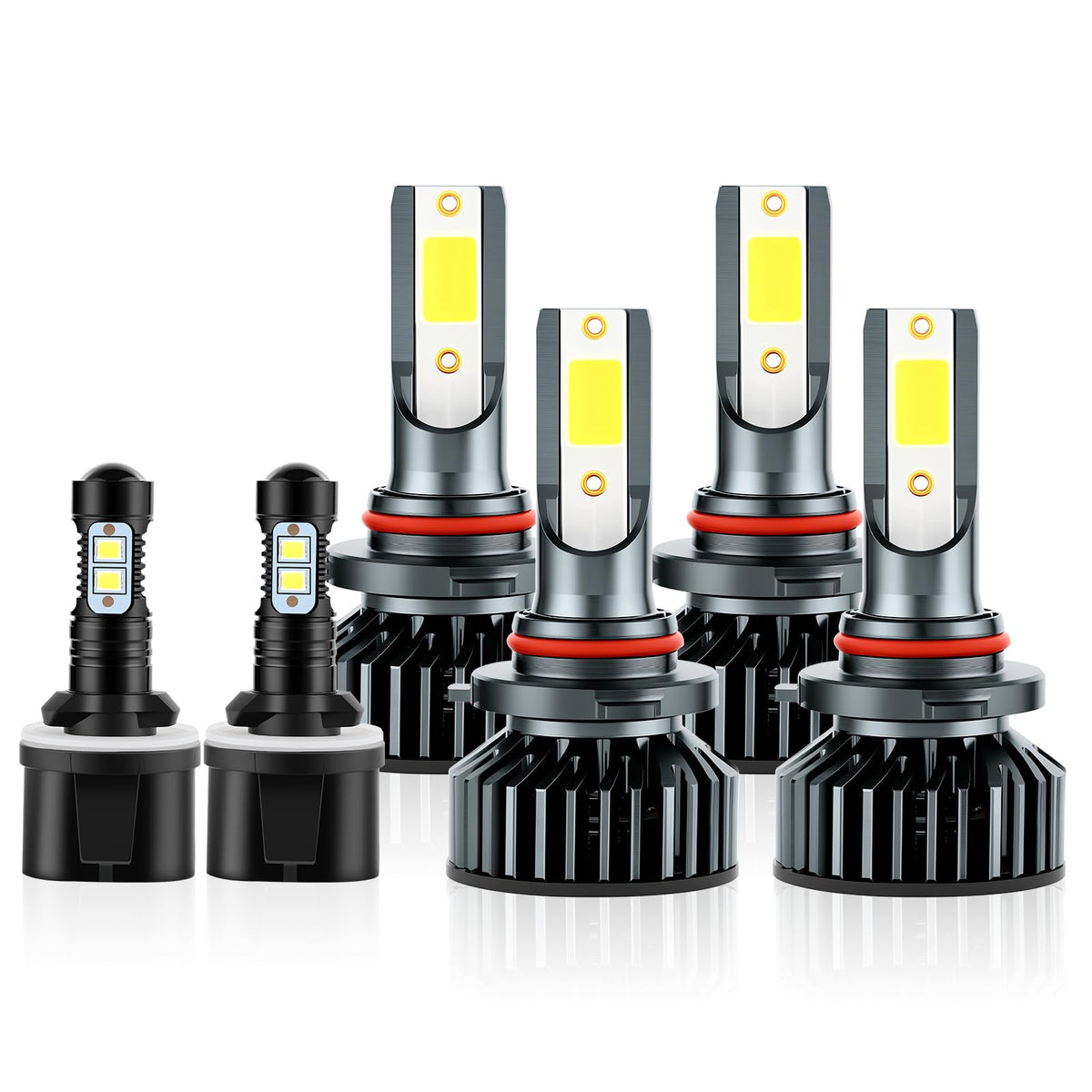EMuna front kit packaging showing complete 6-piece bulb set and benefits