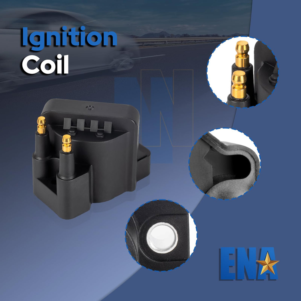 ENA coil close-up of electrical connector highlighting secure fit
