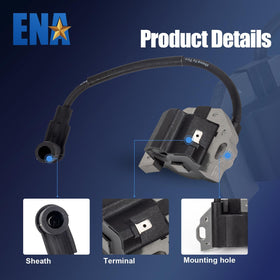 ENA coil close-up of connector and terminals benefit: secure electrical contact