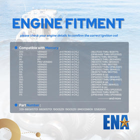 ENA set of four coils laid out for full-engine replacement convenience