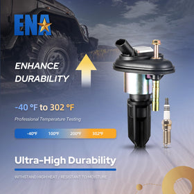 ENA coil being installed in SUV engine bay to restore smooth running