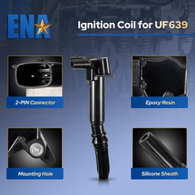 ENA coil installed on left engine bank demonstrating restored spark consistency