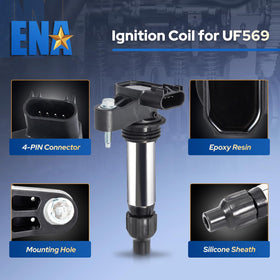 ENA coil installed on engine demonstrating direct-fit replacement benefit