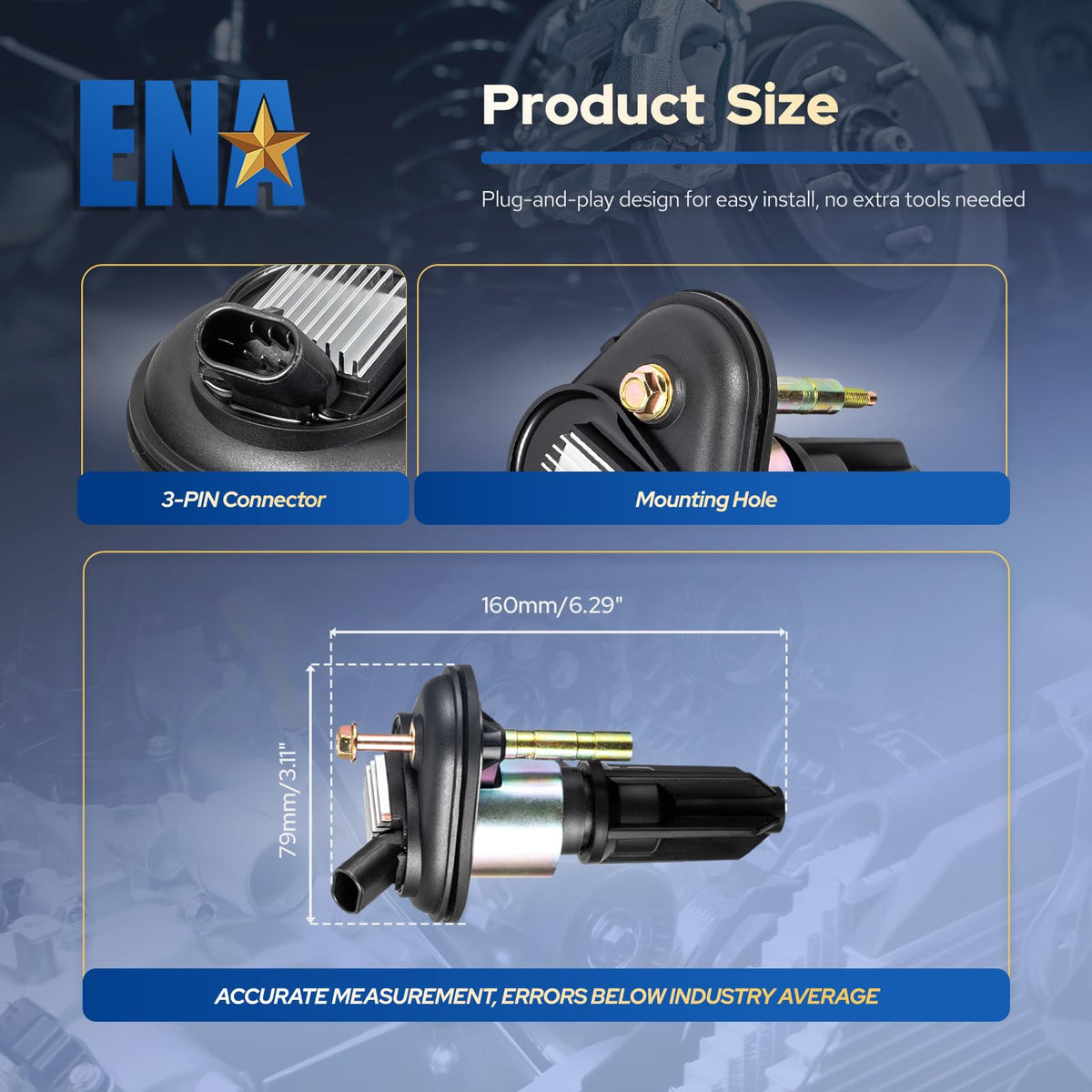 ENA coil pack in workshop scene illustrating professional-ready replacement benefits
