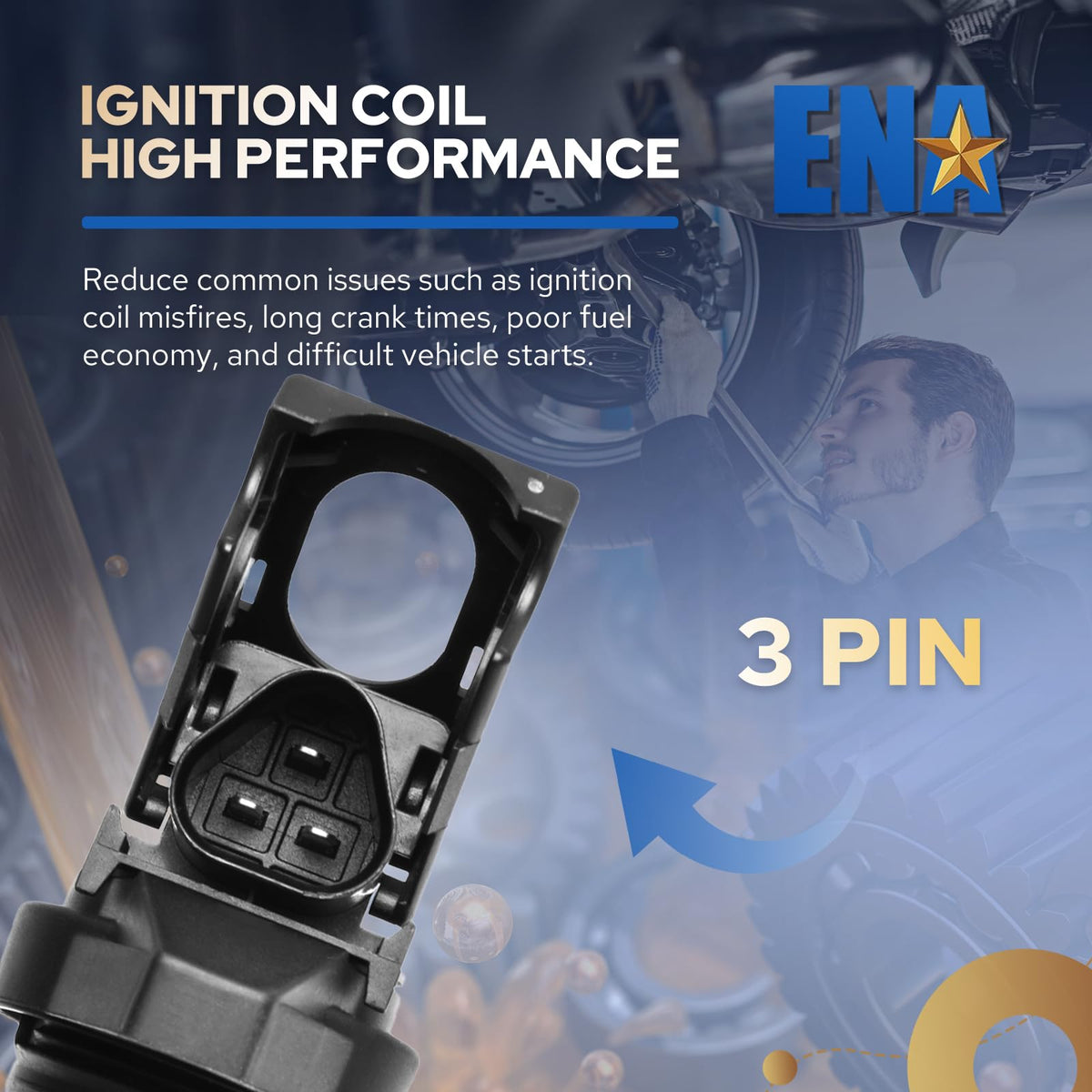 ENA coil pack beside ruler showing compact size and straightforward handling