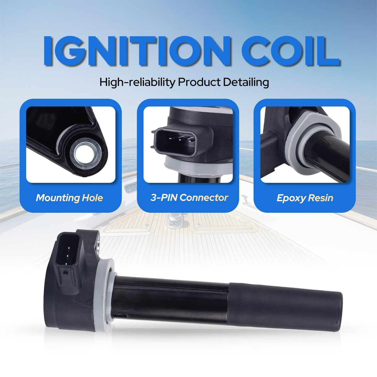 ENA coil side connector close-up illustrating secure electrical connection