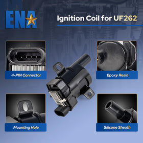 ENA coil terminal and spring detail showing robust contact for consistent ignition benefit