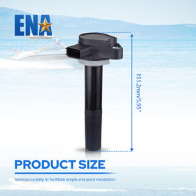 ENA coil wiring connector focused to show corrosion-resistant contact