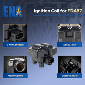 ENA coil pack ignition boot closeup showing durable insulation and seal
