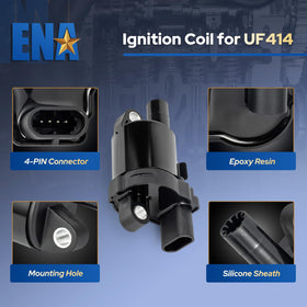 ENA coilpack connector detail showing plug alignment for fast swap