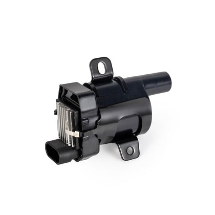 ENA coil pack front view showing compact housing and fitment benefit