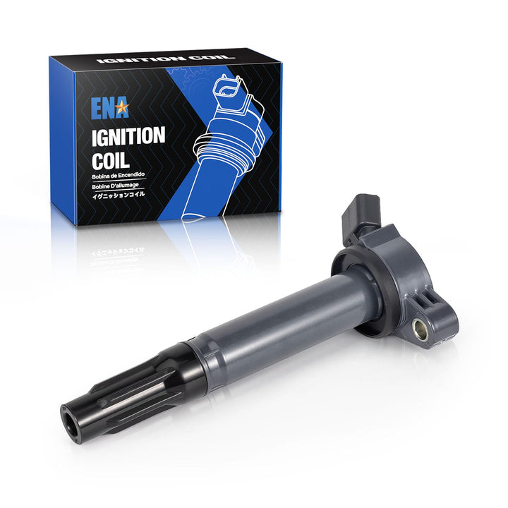 ENA coil pack front view showing robust housing and OEM fitment benefit