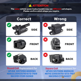 ENA coilpack mounted on valve cover demonstrating straightforward installation