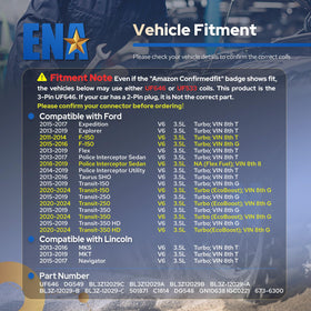 ENA coil pack bolt-on mounting points for easier installation