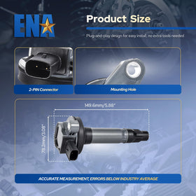 ENA coil set in packaging with contents view for buyer assurance and complete kit