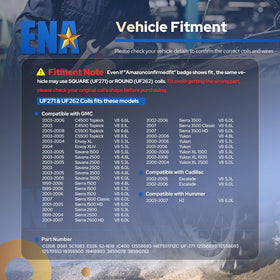 ENA set of eight coil packs staged together for full-engine replacement