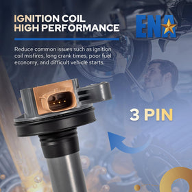 ENA coil pack next to ruler for exact size and scale reference
