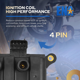 ENA coil pack held in hand to show scale and compact installation benefit