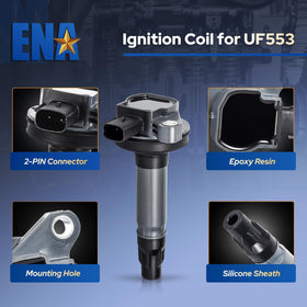 ENA coil mounted on valve cover demonstrating bolt‑on installation and correct fit