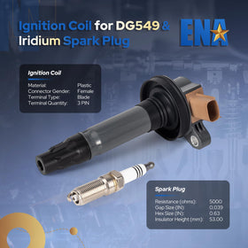 ENA full kit laid out to show all six coils and six spark plugs for convenience