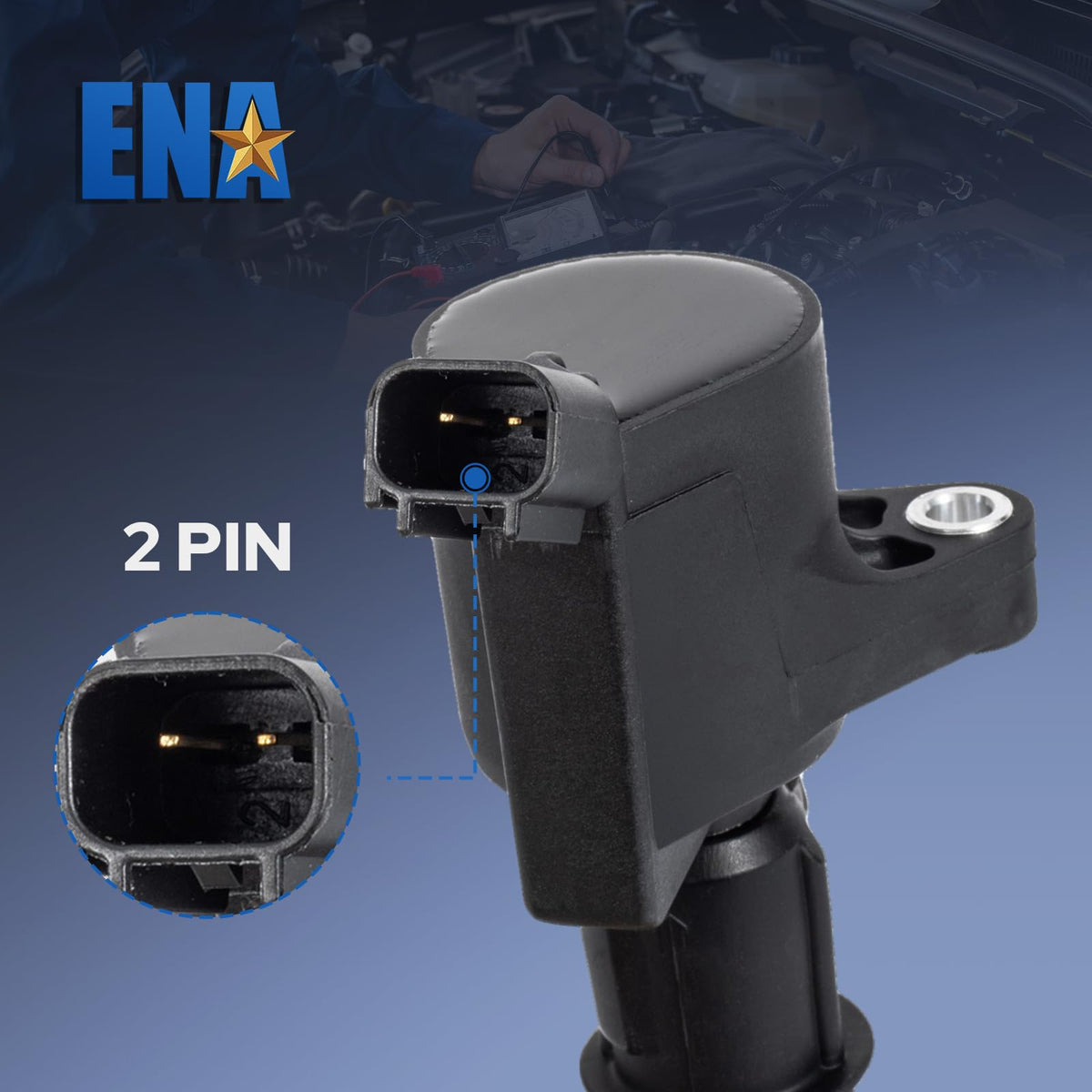 ENA eight-coil set arranged on workbench illustrating complete-bank replacement convenience