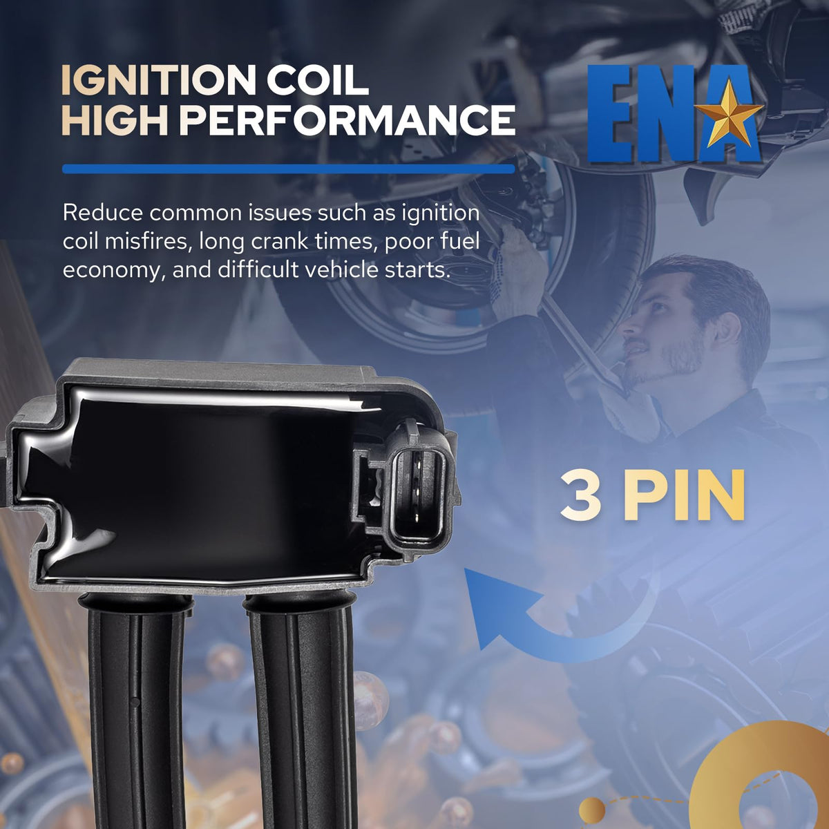 ENA eight coils displayed to show full-set replacement convenience