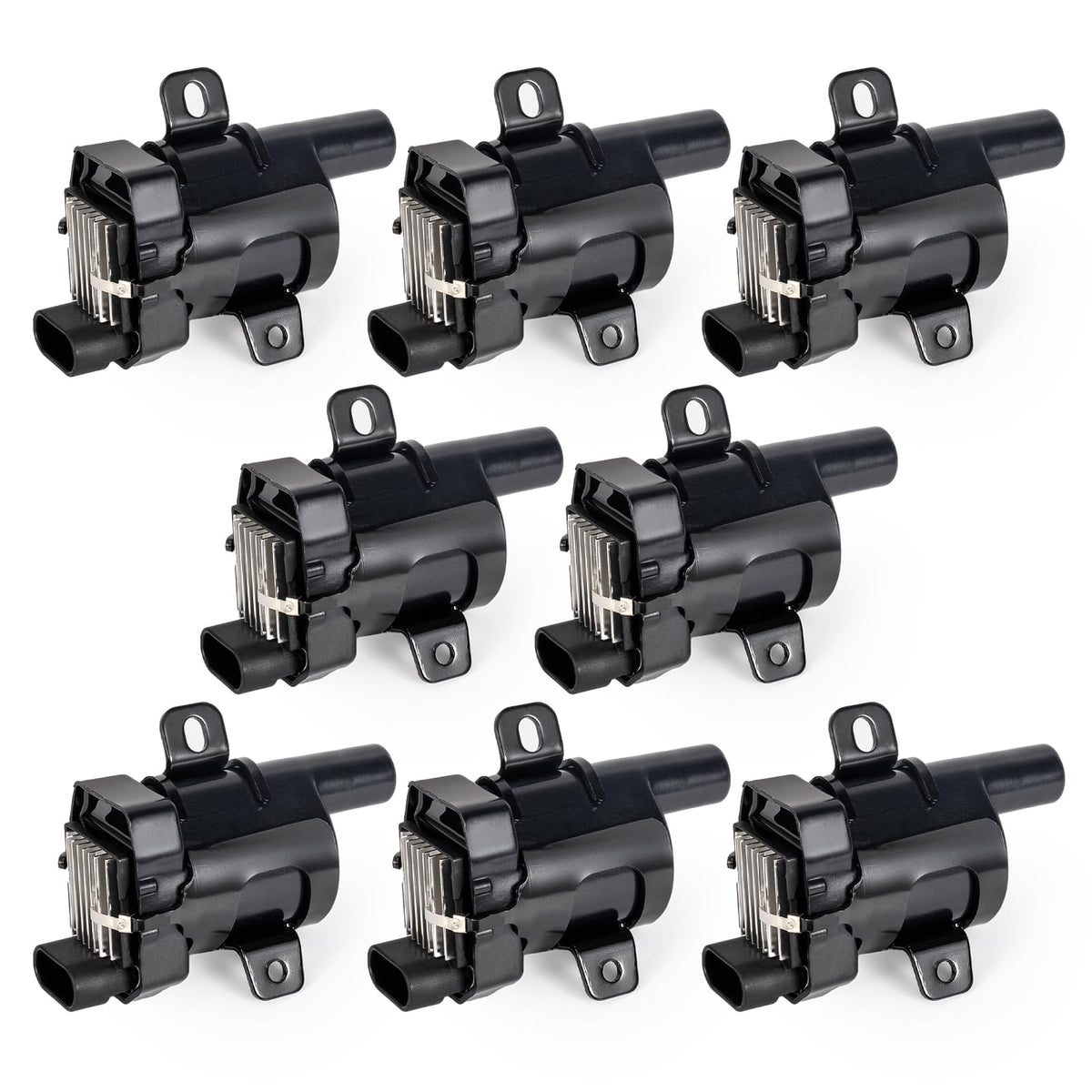 ENA front view of eight coil packs showing direct-fit design and easy replacement benefit