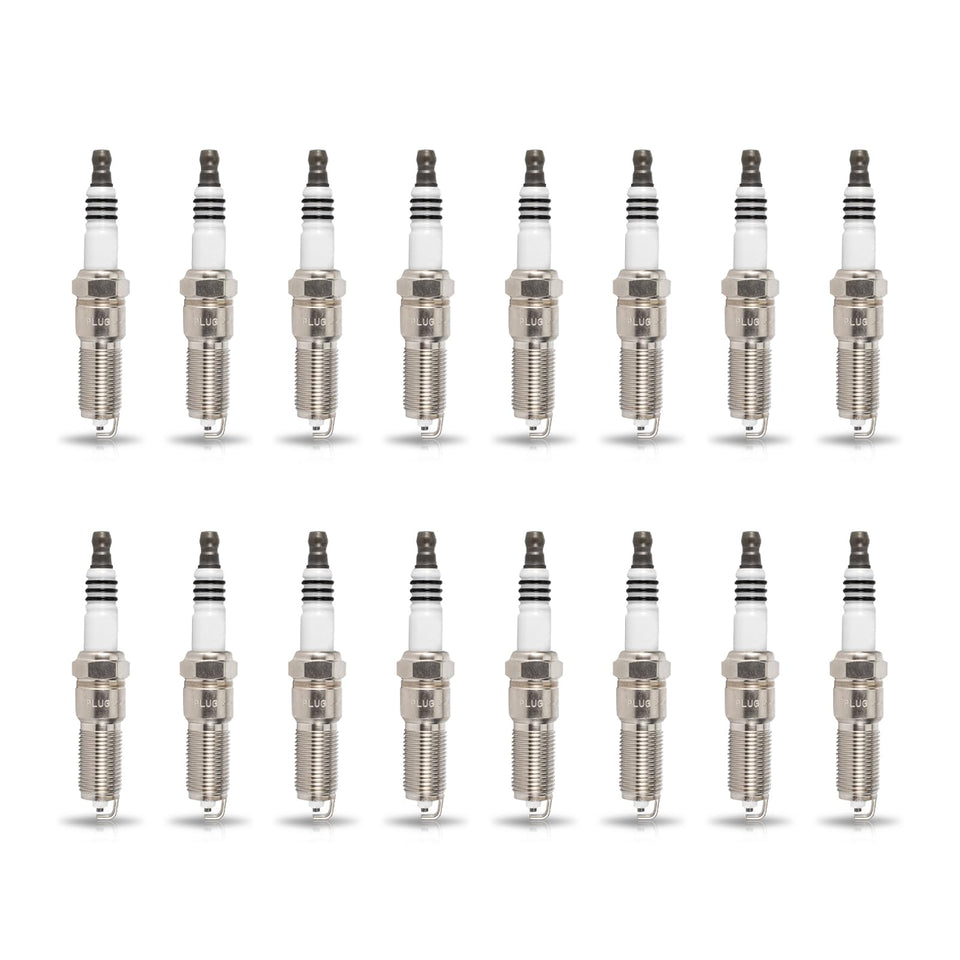 ENA front packaging showing full 16 spark plug set and fitment labels