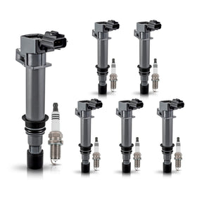 ENA front packaging showing full ignition coil and spark plug kit for quick identification and confidence